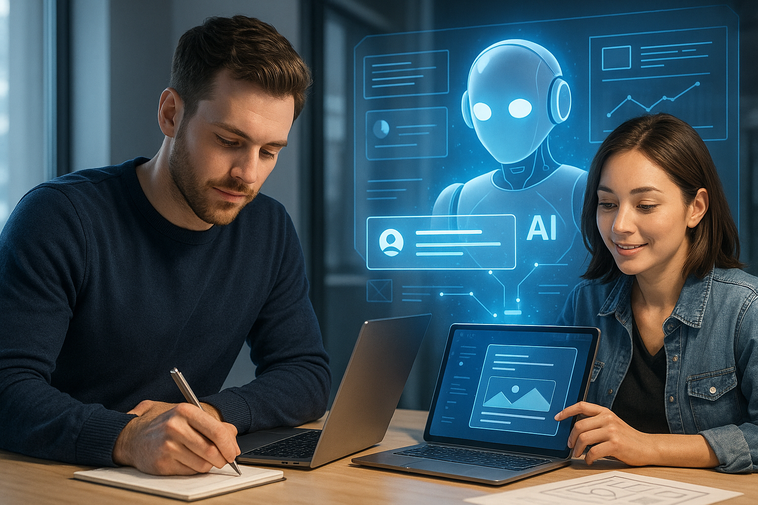 AI活用で作業を進めるチーム
