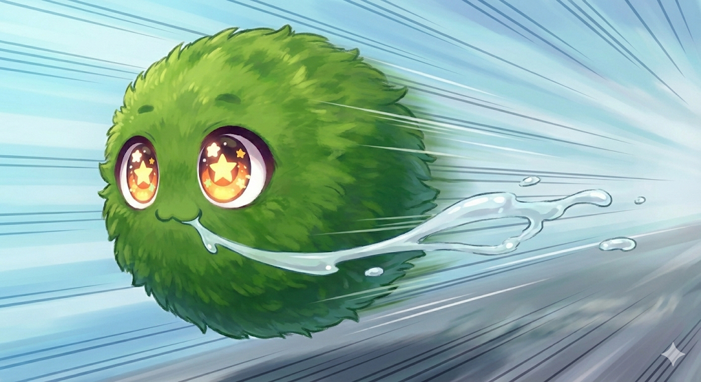 AFTER：爆走するマリモ